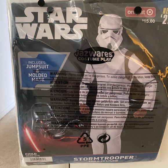 EUC Starwars Stormtrooper Child Costume - Picture 7 of 8